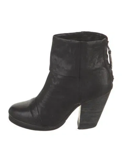 Pre-owned Rag & Bone Leather Pumps In Black