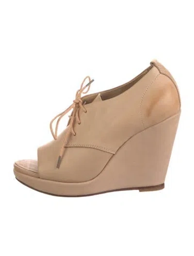 Pre-owned Rag & Bone Leather Pumps In Neutral