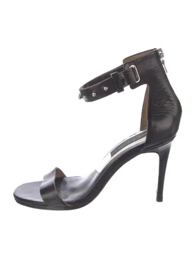 Pre-owned Rag & Bone Leather Sandals In Black