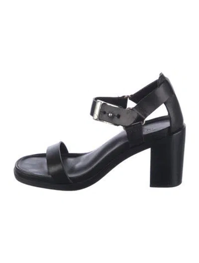 Pre-owned Rag & Bone Leather Sandals In Black
