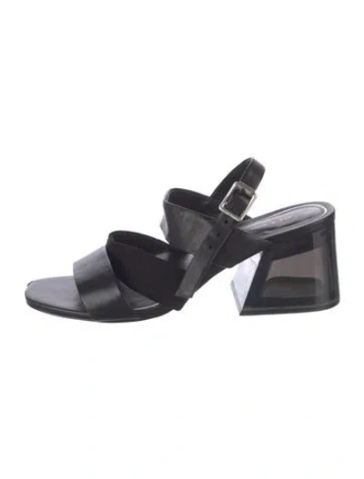 Pre-owned Rag & Bone Leather Sandals In Black