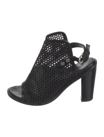 Pre-owned Rag & Bone Leather Sandals In Black