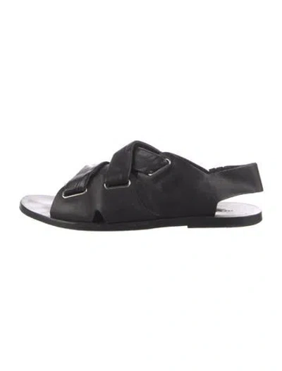 Pre-owned Rag & Bone Leather Sandals In Black