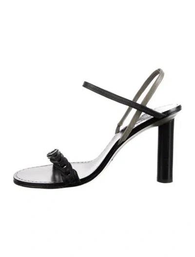 Pre-owned Rag & Bone Leather Sandals In Black