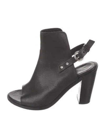Pre-owned Rag & Bone Leather Sandals In Black