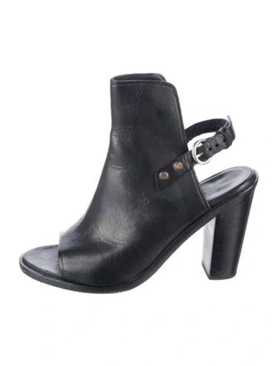 Pre-owned Rag & Bone Leather Sandals In Black