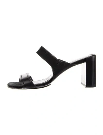 Pre-owned Rag & Bone Leather Sandals In Black