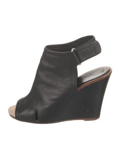 Pre-owned Rag & Bone Leather Sandals In Black