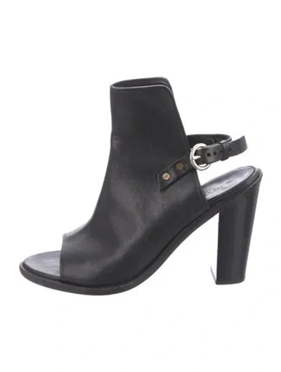Pre-owned Rag & Bone Leather Sandals In Black