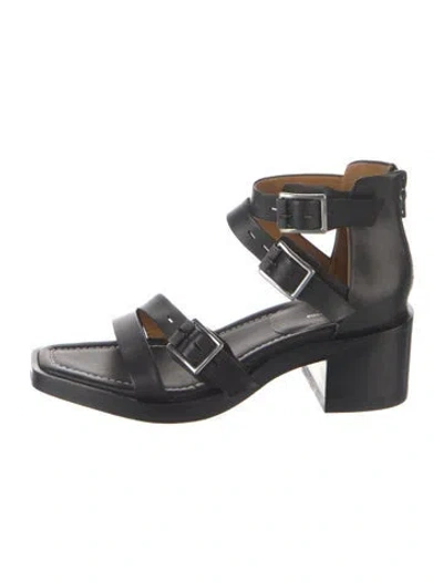Pre-owned Rag & Bone Leather Sandals In Black