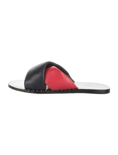 Pre-owned Rag & Bone Leather Sandals In Black/red/yellow
