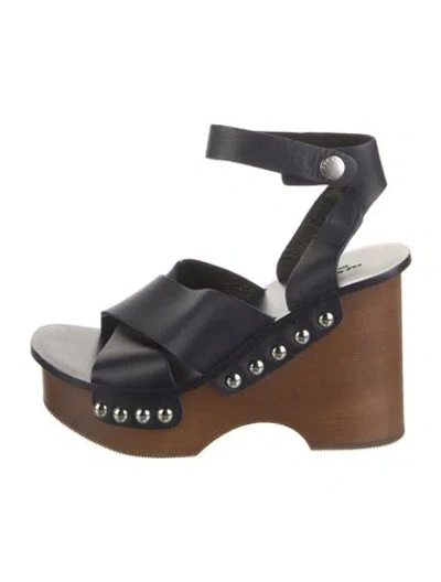 Pre-owned Rag & Bone Leather Sandals In Blue