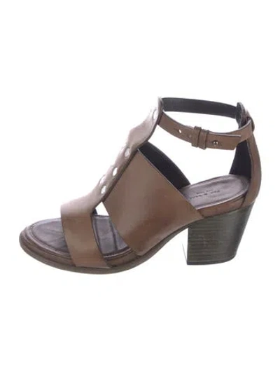 Pre-owned Rag & Bone Leather Sandals In Brown