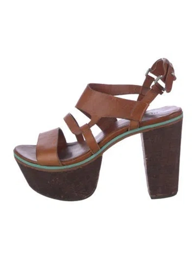 Pre-owned Rag & Bone Leather Sandals In Brown