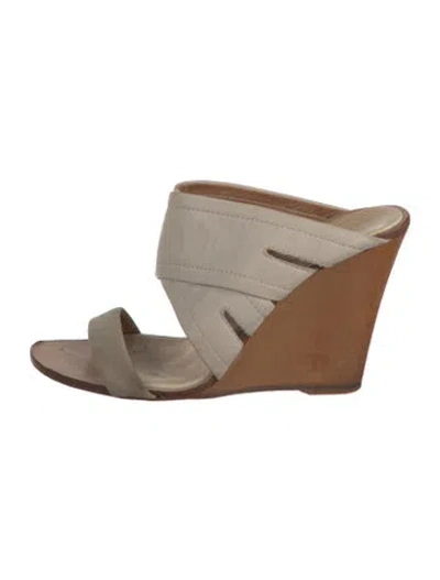 Pre-owned Rag & Bone Leather Sandals In Neutrals