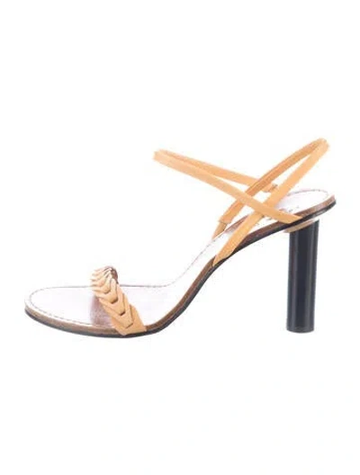 Pre-owned Rag & Bone Leather Sandals In Neutrals