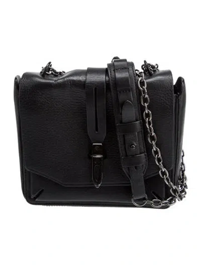 Pre-owned Rag & Bone Leather Shoulder Bag In Black