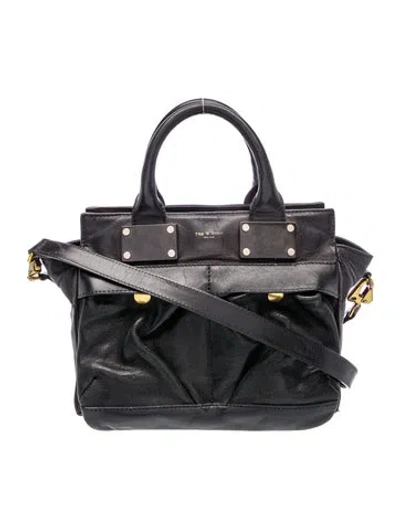 Pre-owned Rag & Bone Leather Shoulder Bag In Black