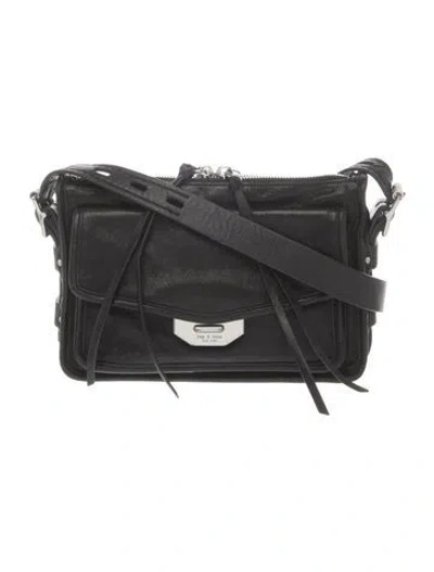 Pre-owned Rag & Bone Leather Shoulder Bag In Black