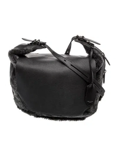 Pre-owned Rag & Bone Leather Shoulder Bag In Black
