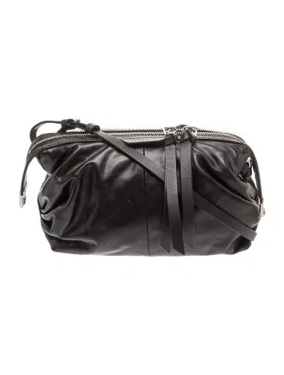 Pre-owned Rag & Bone Leather Shoulder Bag In Black