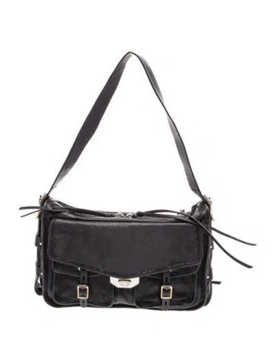 Pre-owned Rag & Bone Leather Shoulder Bag In Black