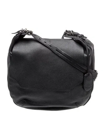 Pre-owned Rag & Bone Leather Shoulder Bag In Black