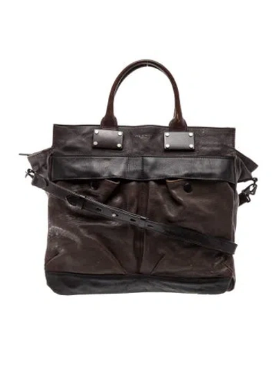 Pre-owned Rag & Bone Leather Shoulder Bag In Blue