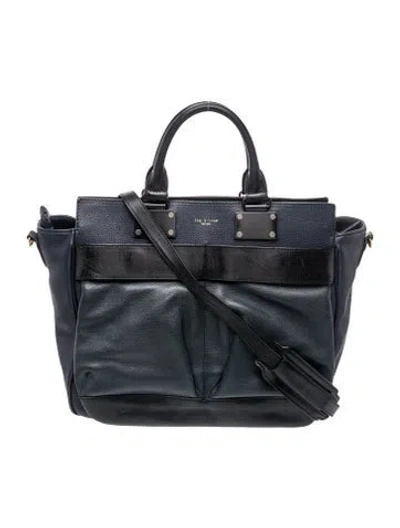 Pre-owned Rag & Bone Leather Shoulder Bag In Blue