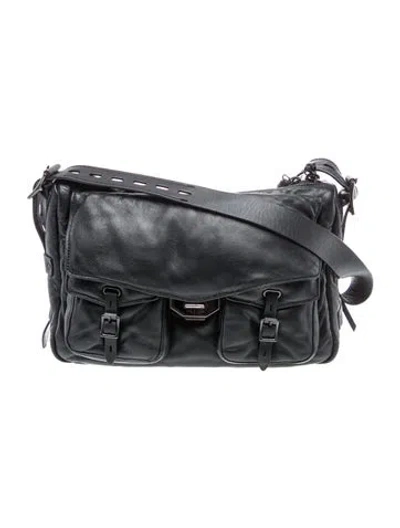 Pre-owned Rag & Bone Leather Shoulder Bag In Gray
