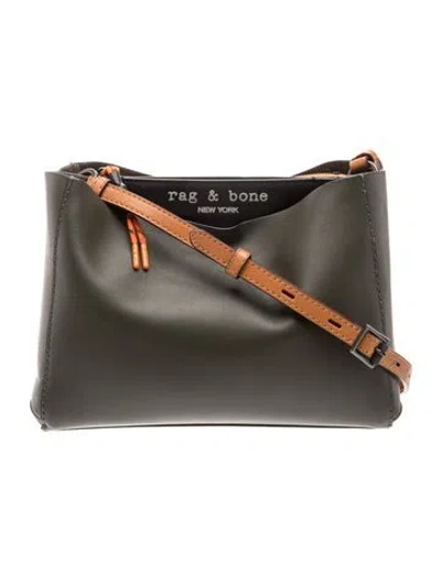 Pre-owned Rag & Bone Leather Shoulder Bag In Green