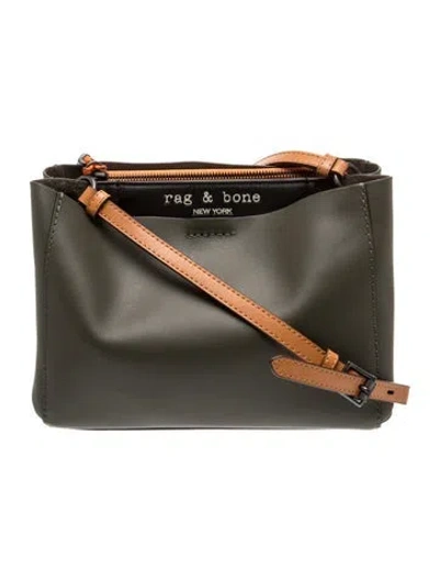 Pre-owned Rag & Bone Leather Shoulder Bag In Green