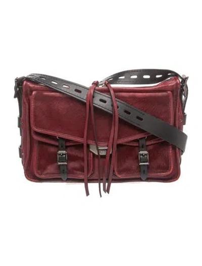 Pre-owned Rag & Bone Leather Shoulder Bag In Red