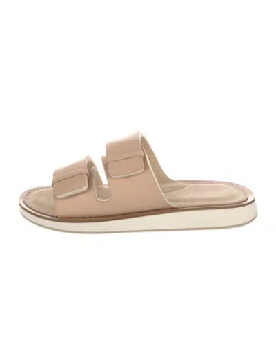 Pre-owned Rag & Bone Leather Slides In Brown