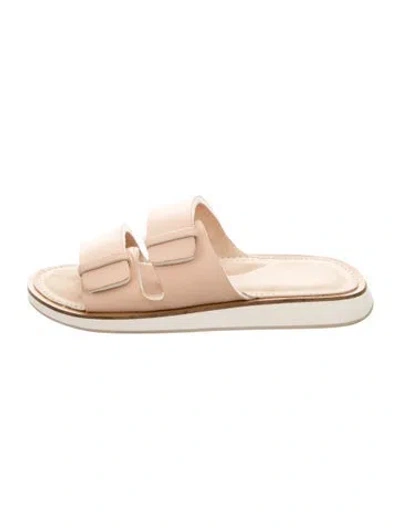 Pre-owned Rag & Bone Leather Slides In Brown