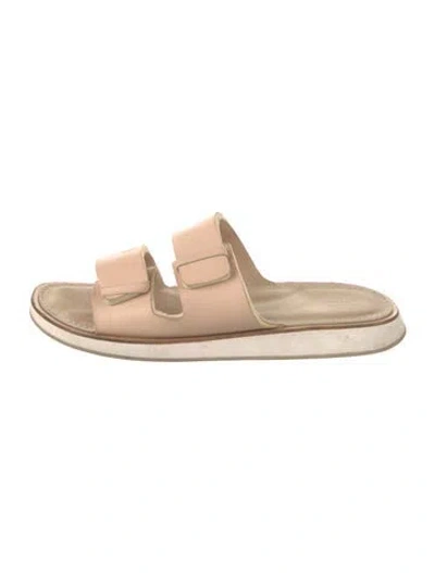 Pre-owned Rag & Bone Leather Slides In Brown