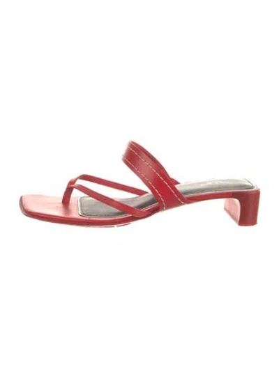 Pre-owned Rag & Bone Leather Slides In Multi