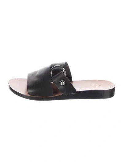 Pre-owned Rag & Bone Leather Slides In Multi