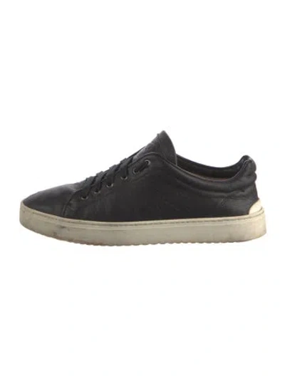 Pre-owned Rag & Bone Leather Sneakers In Black
