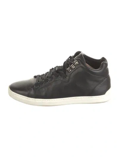 Pre-owned Rag & Bone Leather Sneakers In Black