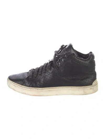 Pre-owned Rag & Bone Leather Sneakers In Black