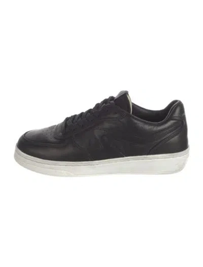 Pre-owned Rag & Bone Leather Sneakers In Black