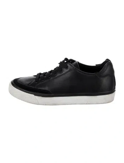 Pre-owned Rag & Bone Leather Sneakers In Black