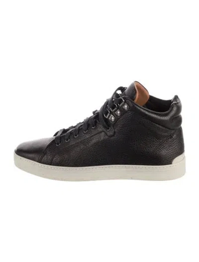 Pre-owned Rag & Bone Leather Sneakers In Black
