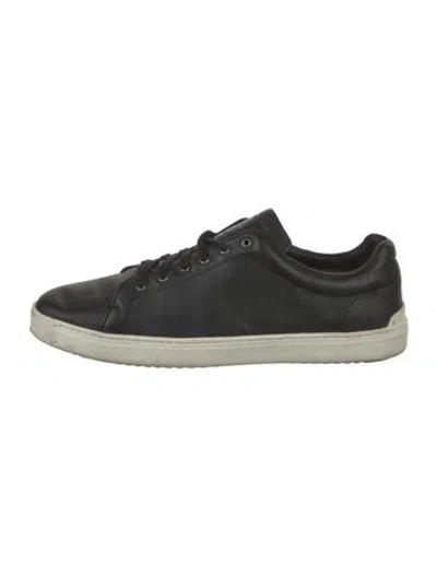 Pre-owned Rag & Bone Leather Sneakers In Black