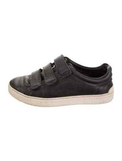 Pre-owned Rag & Bone Leather Sneakers In Black