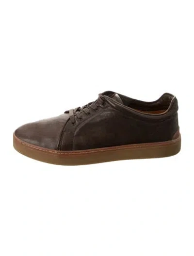 Pre-owned Rag & Bone Leather Sneakers In Brown