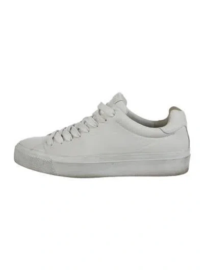 Pre-owned Rag & Bone Leather Sneakers In Gray