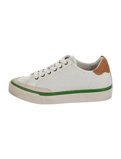 Pre-owned Rag & Bone Leather Sneakers In Neutral