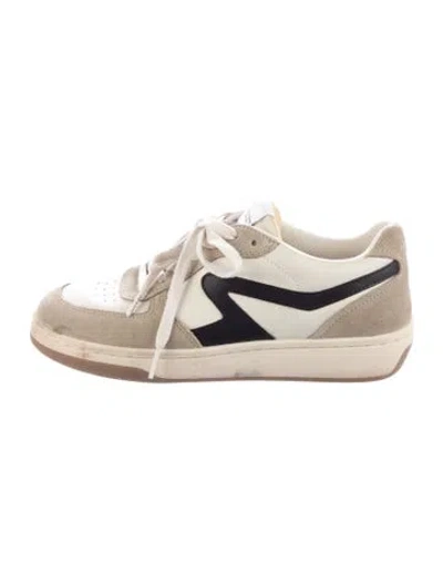 Pre-owned Rag & Bone Leather Sneakers In Neutral